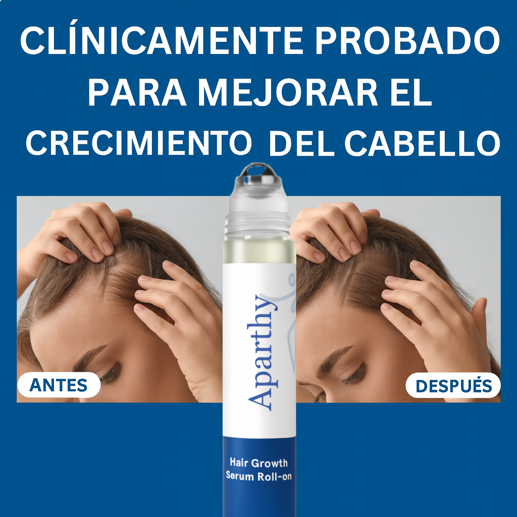 Apharthy suero roll-on para el crecimiento avanzado del cabello