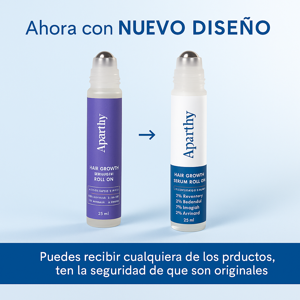 Apharthy suero roll-on para el crecimiento avanzado del cabello
